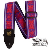 ERNIE BALL ROYAL FLUSH RED JACQUARD STRAP ストラップ [#5330]〈アーニーボール〉|ERNIE BALL|ストラップ