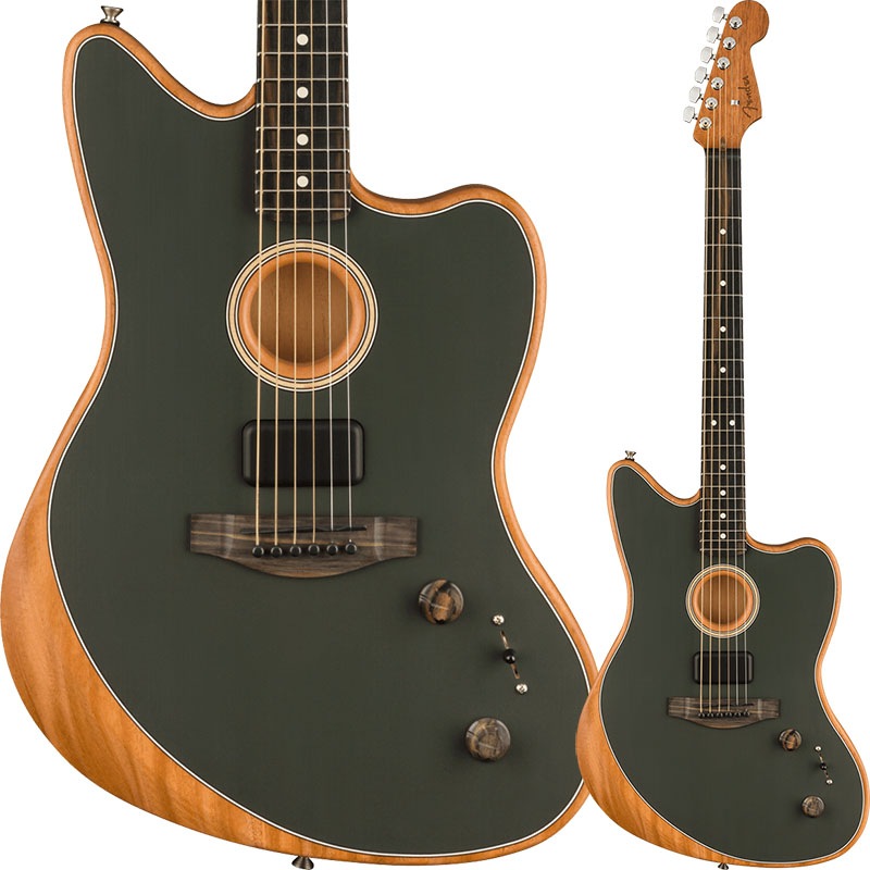 Fender American Acoustasonic Jazzmaster Tungsten〈フェンダー