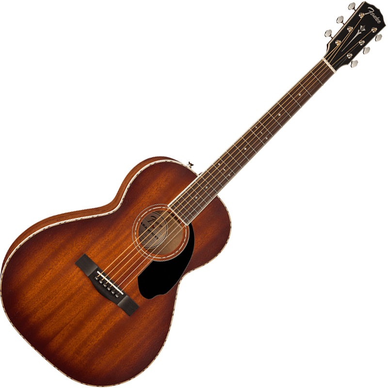 Fender PS-220E Parlor, All Mahogany, Ovangkol Fingerboard, Aged