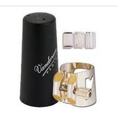 Vandoren LC02P OPTIMUM E♭クラリネット用 リガチャー＆キャップ（シルバープレート）〈バンドレン/バンドーレン〉|Accessories|管楽器