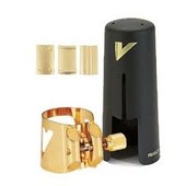 Vandoren LC09P OPTIMUM バリトンサクソフォン用 リガチャー＆キャップ（ゴールドプレート）〈バンドレン/バンドーレン〉|Accessories|管楽器