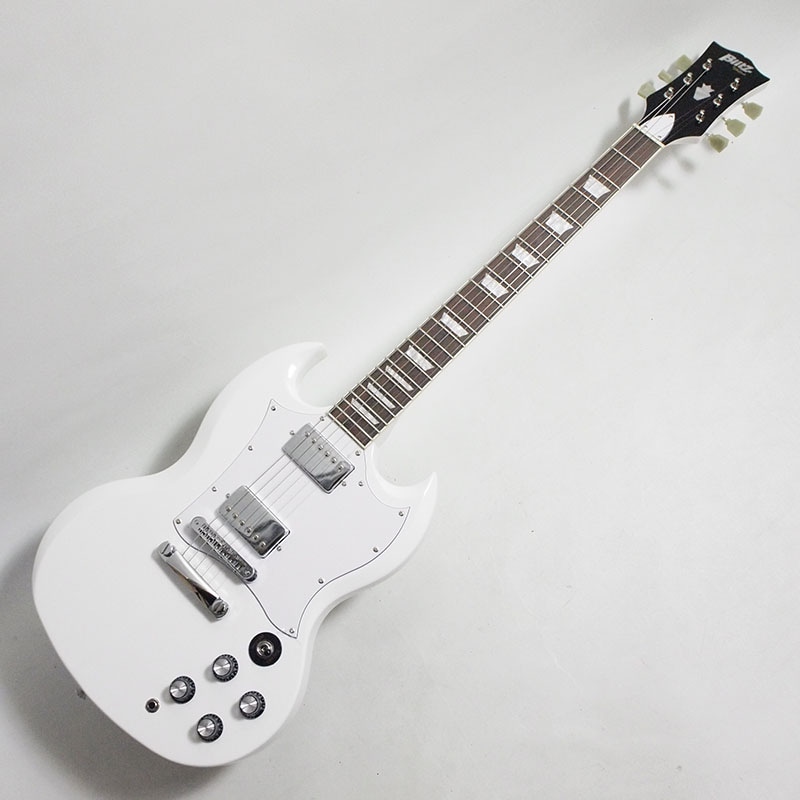 Blitz By ARIA BSG-STD/WH WH エレキギター〈アリア ブリッツ