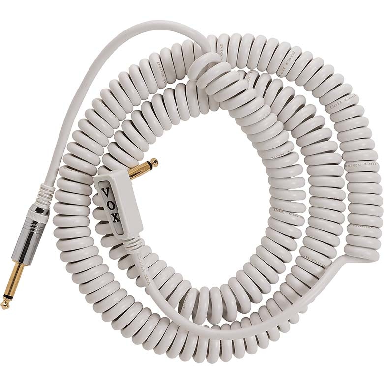 VOX VCC-90WH ホワイト VINTAGE COIL CABLE コイルコード〈ボックス