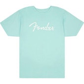 FENDER Spaghetti Logo T-Shirt, Daphne Blue, L T����ġҥե��������