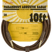 Fender Paramount 10' アコースティックギター用ケーブル〈フェンダー〉|Fender|シールド・ケーブル