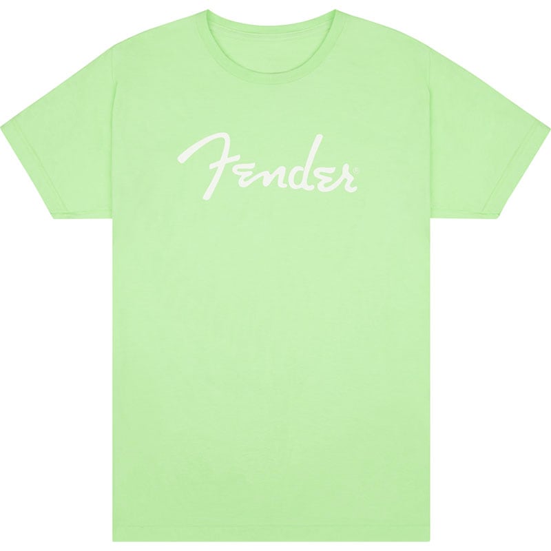 FENDER Spaghetti Logo T-Shirt, Surf Green, L T����ġҥե��������