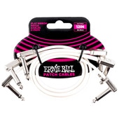 ERNIE BALL 6386 12FLAT RIBBON PATCH CABLE WHITE 3-PACK - WHITE パッチケーブル〈アーニーボール〉|その他|シールド・ケーブル