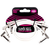 ERNIE BALL 6386 12FLAT RIBBON PATCH CABLE WHITE 3-PACK - WHITE ѥå֥ҥˡܡ