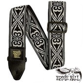 ERNIE BALL JACQUARD STRAP BLACK HEART [#5345]〈アーニーボール〉|ERNIE BALL|ストラップ