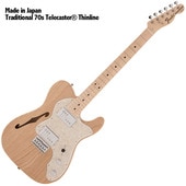 Fender Made in Japan Traditional 70s Telecaster Thinline, Maple Fingerboard, NaturalҥեJAPANӡڥƥ쥭㥹