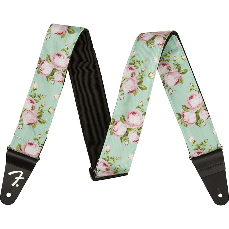 Fender Floral Strap, Surf Green 2" ���������ȥ�åסҥե��������