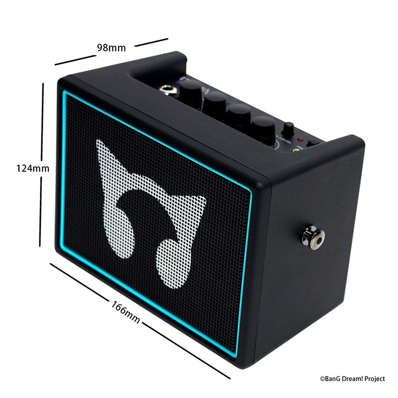 BanG Dream! RAS-BGA RAISE A SUILEN Bluetooth Mini Guitar Amp ミニ