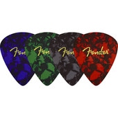 Fender Pick Shape Logo Coasters, 4-Pack, Multi-Color レザーコースター【フェンダー】 |その他|Accessories その他