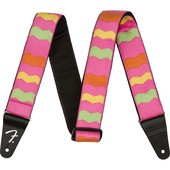 Fender MonoNeon Woven Neon Pink Strap ギターストラップ〈フェンダー〉|Fender|ストラップ