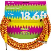 Fender MonoNeon Instrument Cables 18.6ft Orange ケーブル〈フェンダー〉|Fender|シールド・ケーブル