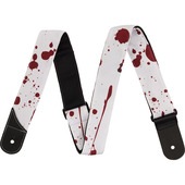 Jackson Splatter Strap White and Red ギターストラップ〈ジャクソン〉|SCHECTER|ストラップ