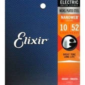 Elixir 12077 NANO WEB ナノウェブ Light-Heavy 010-052 エレキギター弦〈エリクサー〉|Elixir|アコースティックギター弦