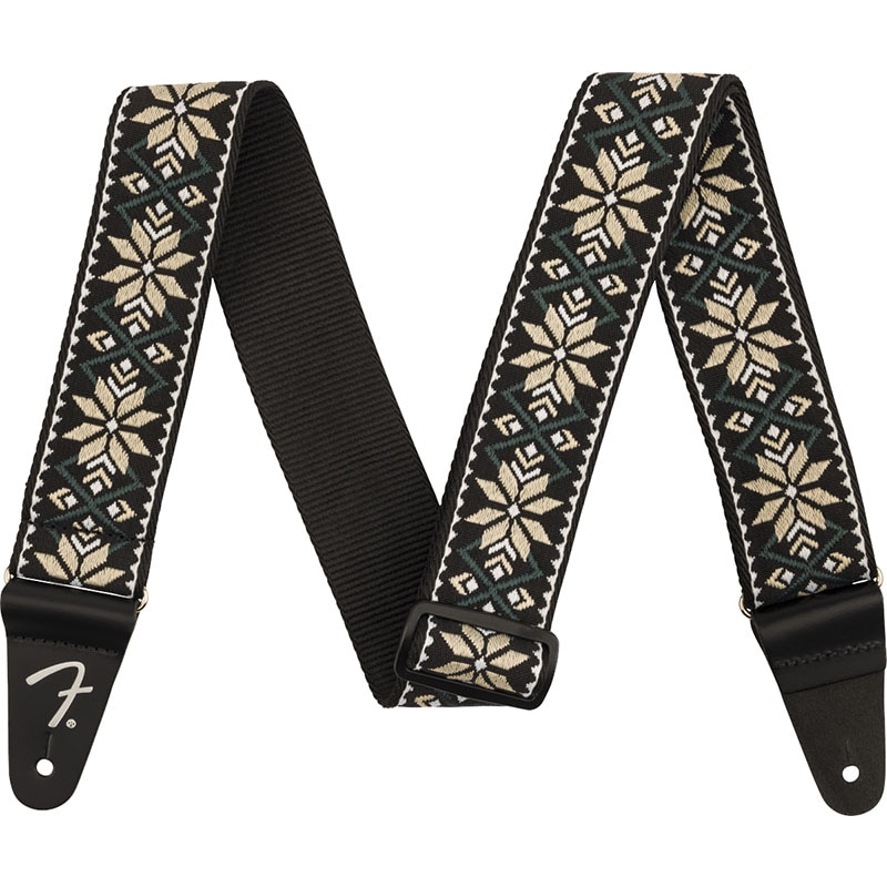 Fender Pasadena Woven Strap, Yellow Snowflake, 2" ���������ȥ�åסҥե��������