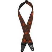 Fender Pasadena Woven Strap, Orange Wallflower, 2  ギターストラップ〈フェンダー〉|Fender|ストラップ