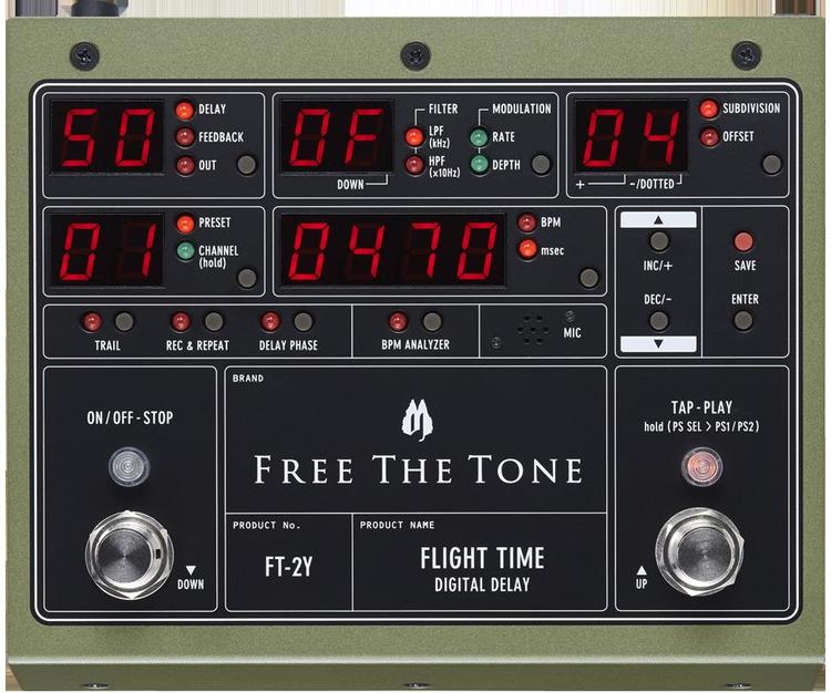Free The Tone FT-2Y FLIGHT TIME デジタルディレイ フリーザトーン