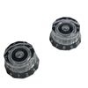 PRS SE�� Lampshade Knobs Clear/Black Metric Shaft  2������ �ݡ���꡼�ɥ��ߥ�