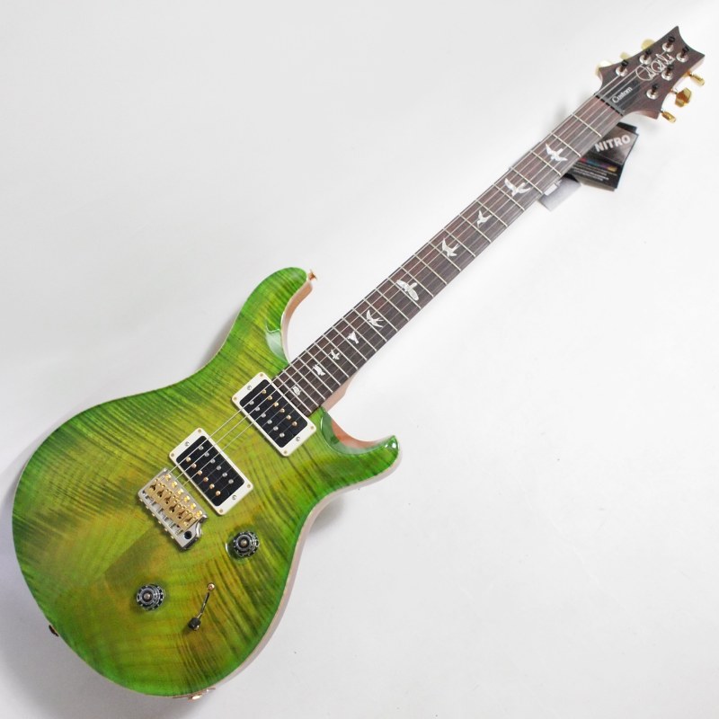 PRS Custom 24 エレキギター ever green PRS 2006 Custom 24 10top moon inray / Emerald Green w/HC