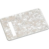 Fender Backplate, Stratocaster, White Moto, 4-Ply �Хå��ץ졼�ȡڥե��������