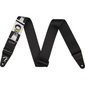 Fender  Joe Strummer Know Your Rights Strap, Black/White, 2  ギターストラップ【フェンダー】|Fender|ストラップ