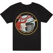 FENDER 1946 Guitars & Amplifiers T-Shirt, Vintage Black, L������ T����ġҥե��������