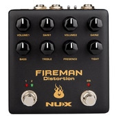 NUX Fireman 2チャンネルディストーションペダル〈ニューエックス〉|その他|Effectors