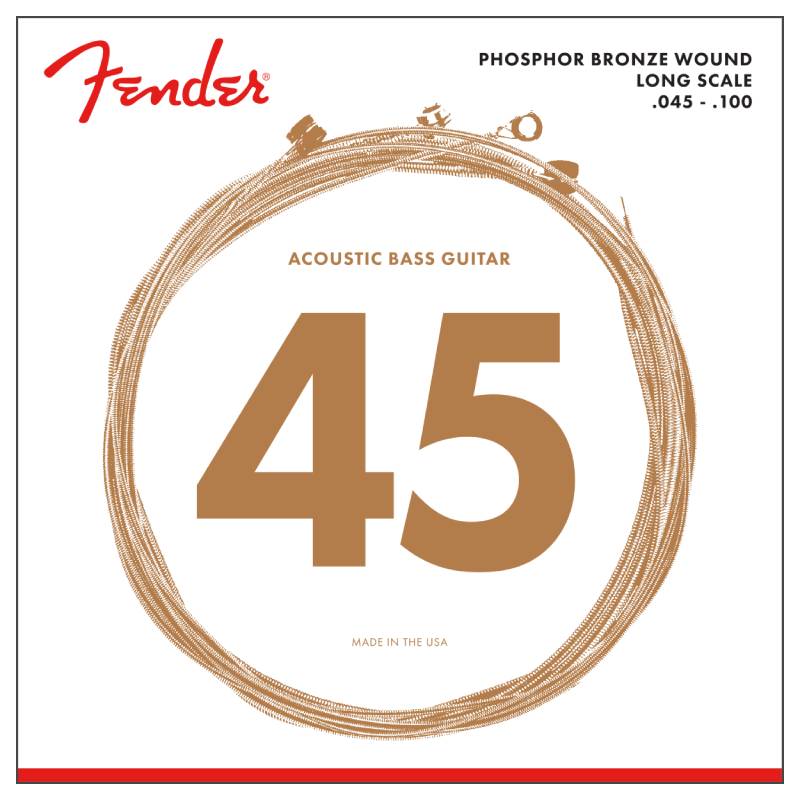 Corde Per Basso Acustico Fender Phosphor Bronze - Scala Lunga .045-.100 Per Suono Caldo E Duravole - Foto 13