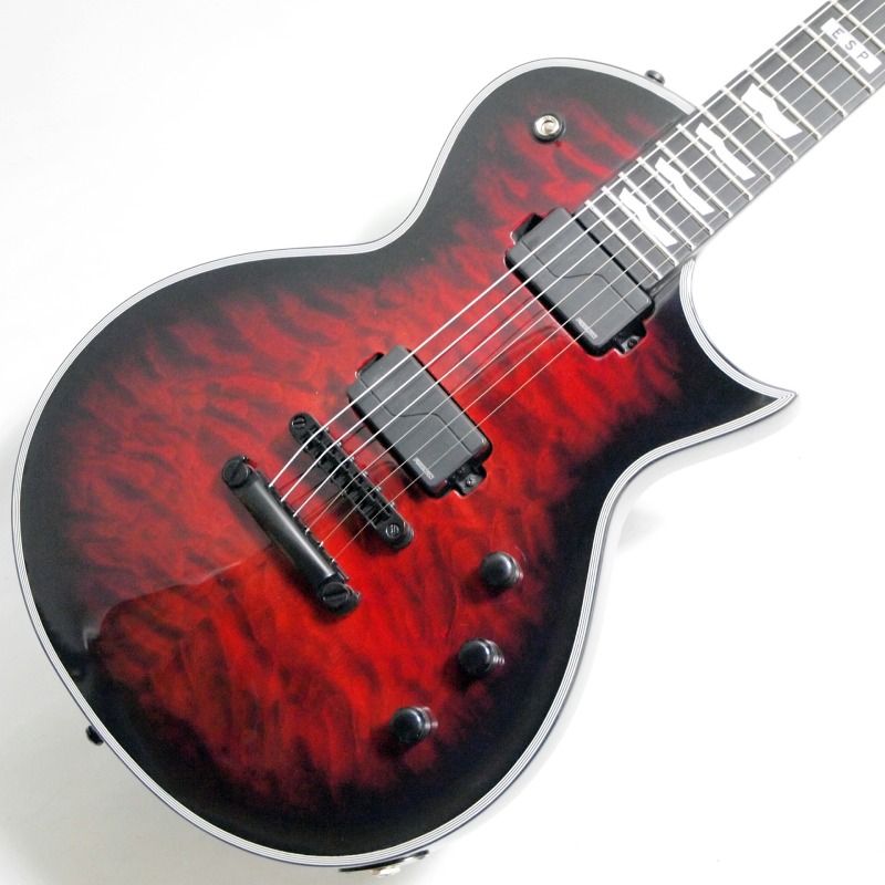 アウトレット E-II EC QM FL See Thru Black Cherry Sunburst エレキ