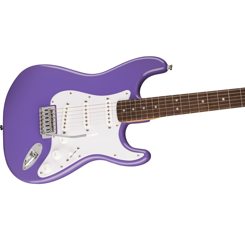 スクワイア　Squier ベース　パープル　フェンダー Squier by Fender SONIC STRATOCASTER エレキギター初心者14点セット
