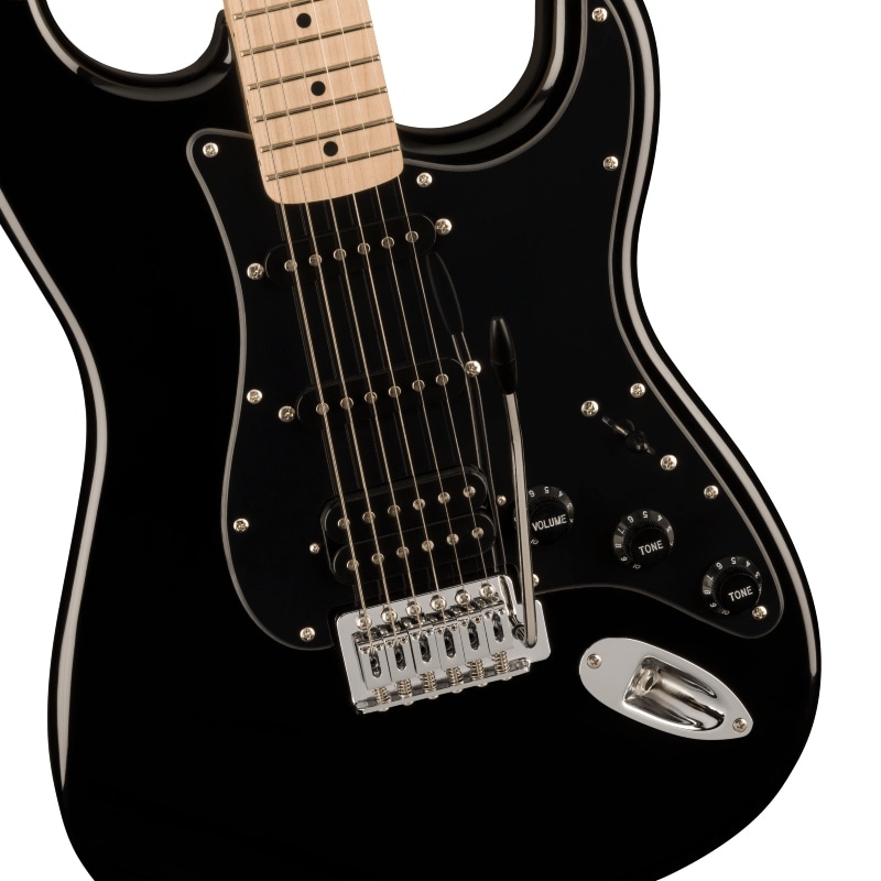 Squier Stratocaster HSS ブラック　チューナーシールド付き Squier Stratocaster HSS ブラック チューナーシールド付き