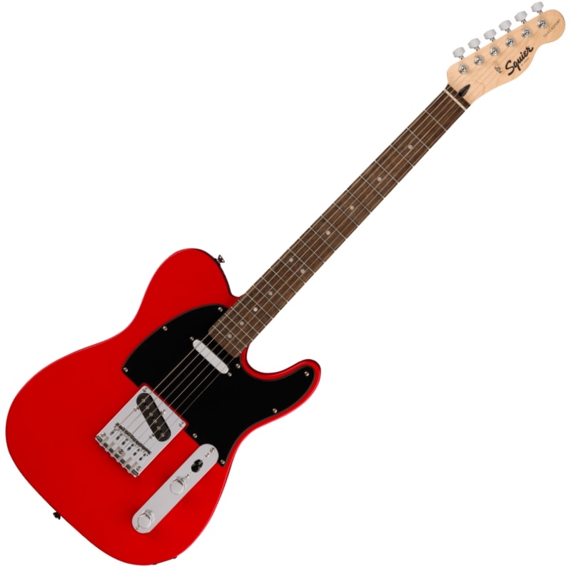 Fender Squier テレキャスター レッド Squier by Fender SONIC TELECASTER Laurel Fingerboard Black