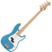 Squier by Fender Squier Sonic Precision Bass, Maple Fingerboard, White Pickguard, California Blue〈スク