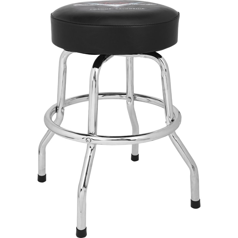  Fender Custom Shop Chevron Logo Barstool, Black/Chrome, 24" �С����ġ���ҥե��������