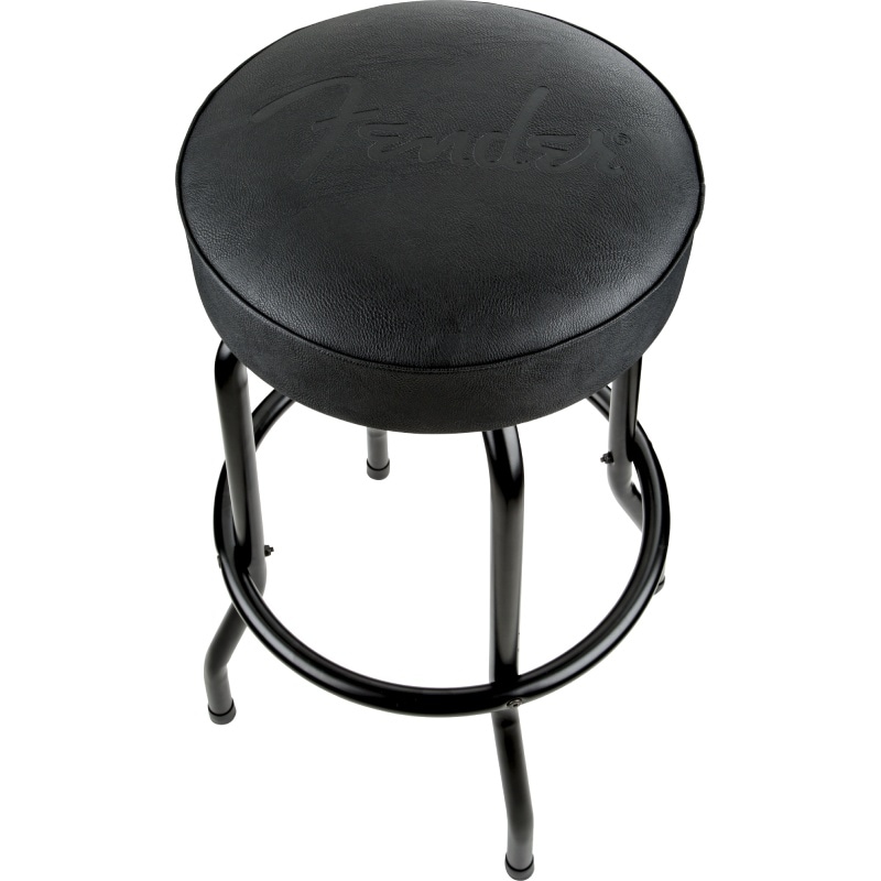 Fender Embossed Black Logo Barstool, Black/Black, 30" �С����ġ���ҥե��������