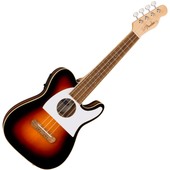 Fender ウクレレ Fullerton Tele Uke, Walnut Fingerboard, White Pickguard, 2-Color Sunburst〈フェンダー〉|Fender|
