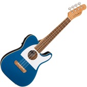 Fender ウクレレ Fullerton Tele Uke, Walnut Fingerboard, White Pickguard, Lake Placid Blue〈フェンダー〉|Fender|