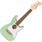 Fender ウクレレ Fullerton Strat Uke, Walnut Fingerboard, White Pickguard, Surf Green〈フェンダー〉|Fender|Ukule