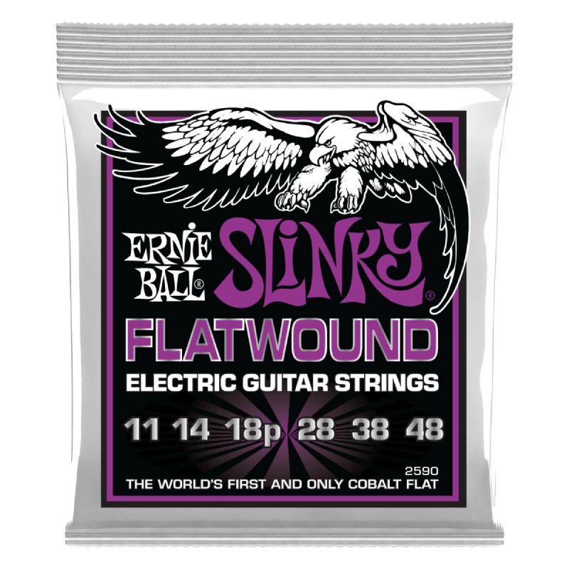 ERNIE BALL 2590 Slinky Flatwound 11-48 ���쥭���������ҥ����ˡ��ܡ����