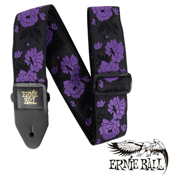 ERNIE BALL 5359 JACQUARD STRAP LAVENDER ROSE ギター/ベース