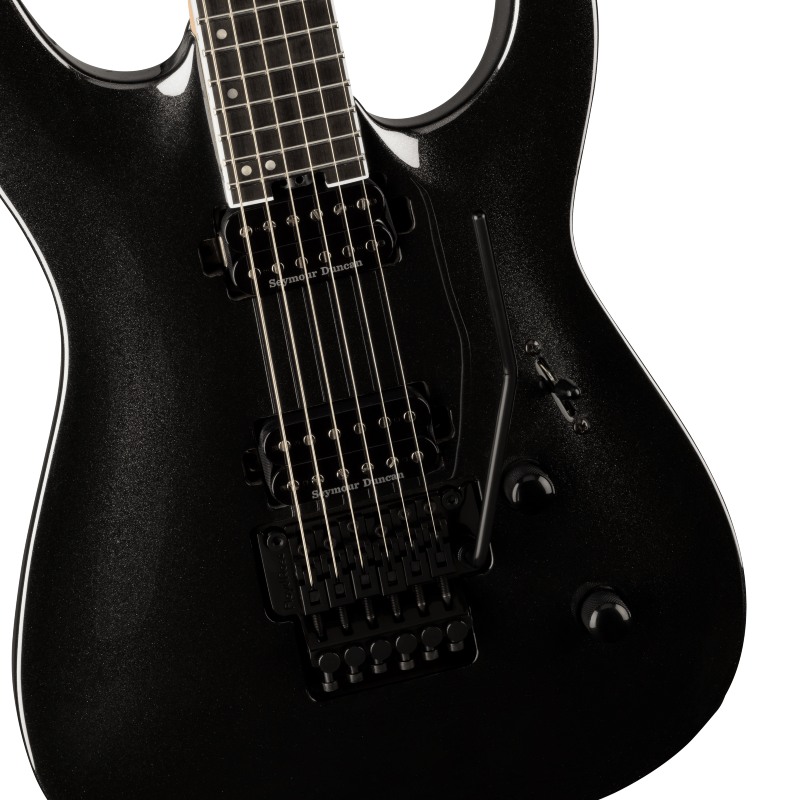 Jackson Pro Plus Series DKA, Ebony Fingerboard, Metallic Black