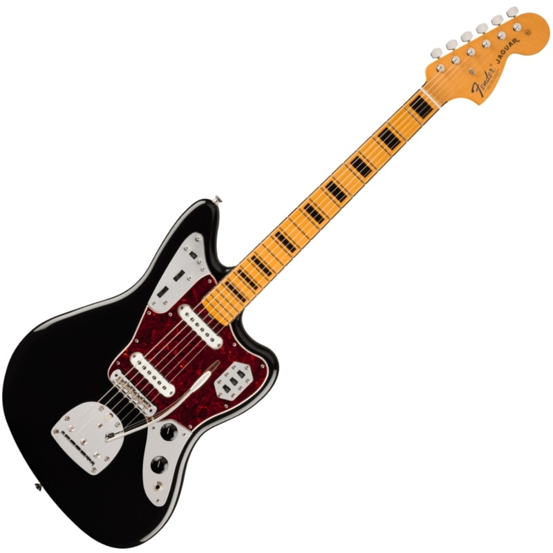 Fender Vintera II '70s Jaguar, Maple Fingerboard, Black〈フェンダージャガー〉