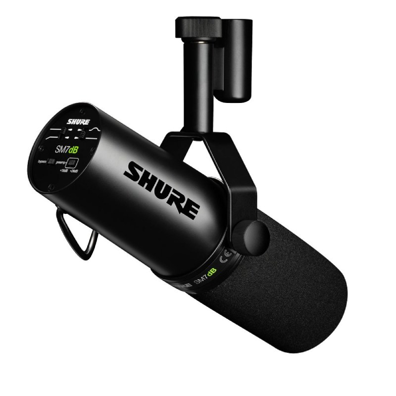 SHURE SM7dB ダイナミックボーカルマイク プリアンプ内蔵 専用ケース