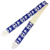 D'Andrea Ace Guitar Straps ACE-6 Blue Peace-Dove ギターストラップ〈エース〉|その他・ストラップ|ストラップ