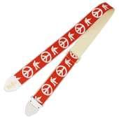 D'Andrea Ace Guitar Straps ACE-6 Red Peace-Dove ギターストラップ〈エース〉|その他・ストラップ|ストラップ