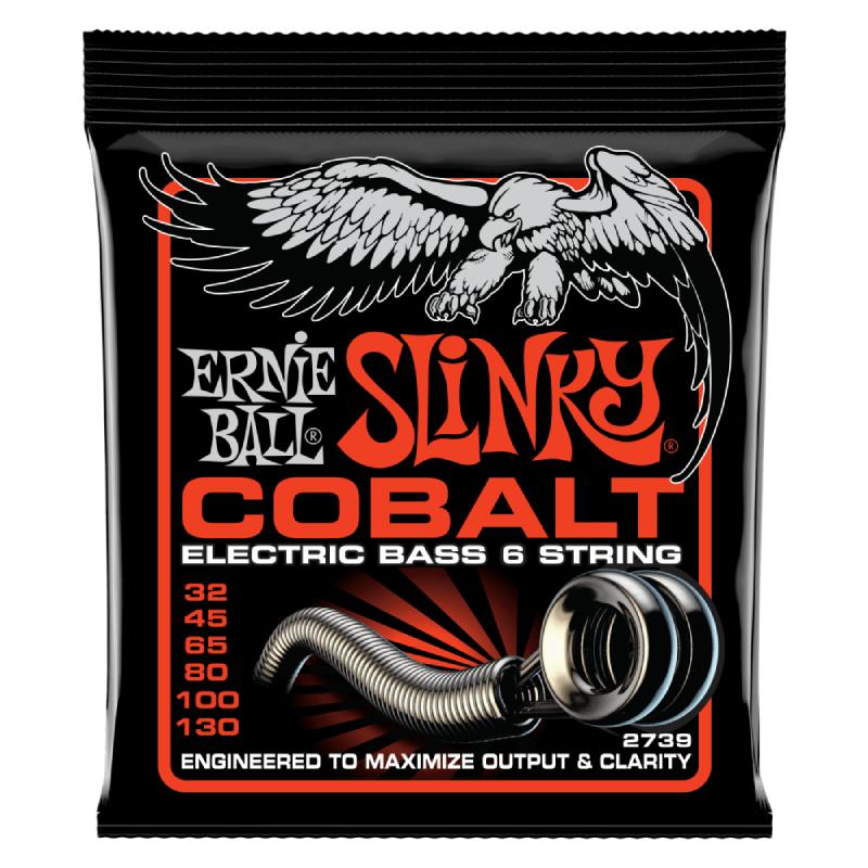 ERNIE BALL 2739 SLINKY COBALT 6-STRING S 32-130 6١ ڥˡܡ