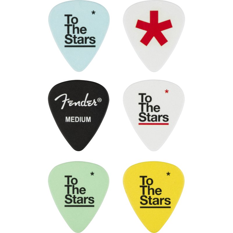 Fender Tom DeLonge 351 Celluloid Picks (6) �ԥå�  (�ե������)
